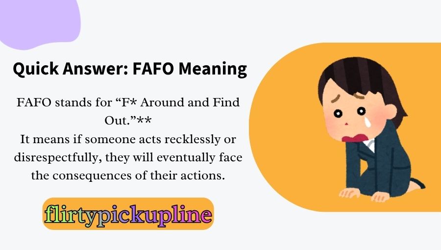 FAFO Meaning