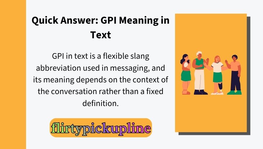 GPI Meaning in Text
