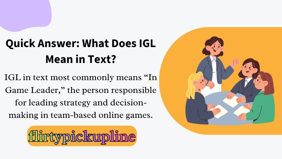 IGL Meaning in Text