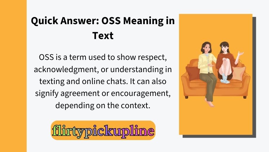 OSS Meaning in Text