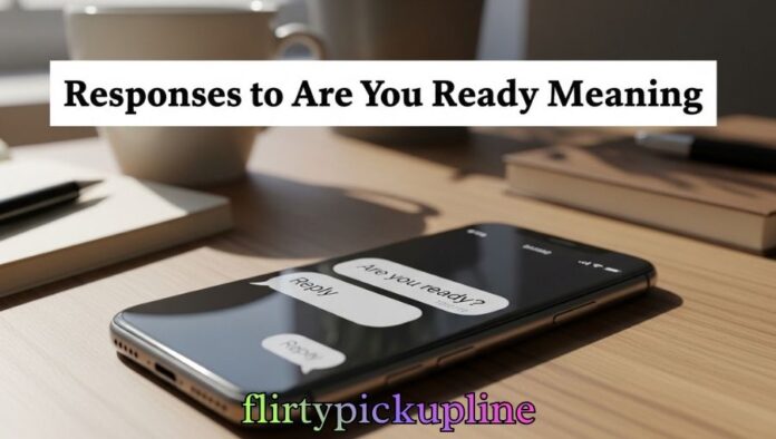Responses to Are You Ready Meaning Responses to Are You Ready Meaning