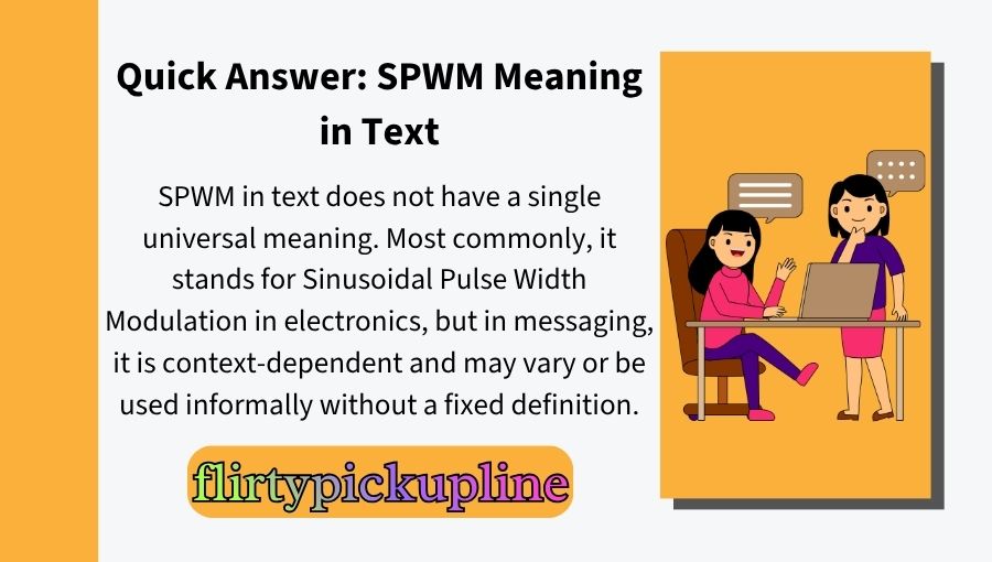 SPWM Meaning in Text