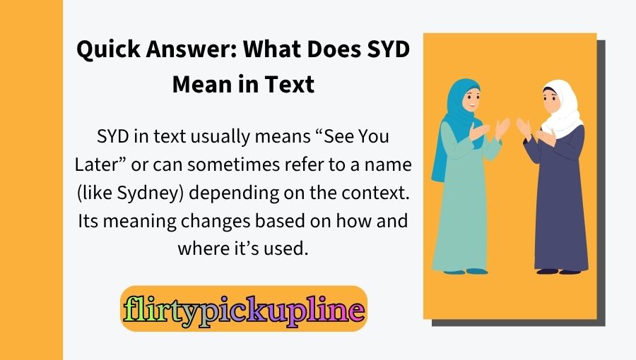 SYD Meaning in Text