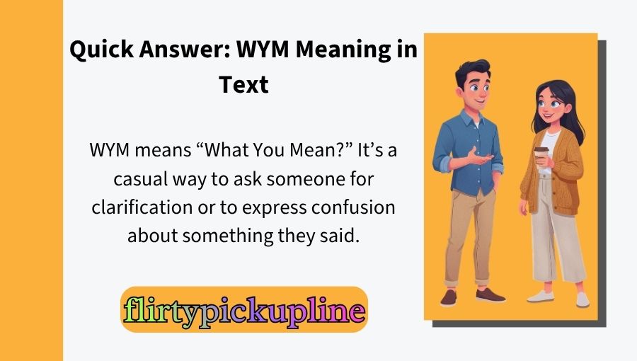 WYM Meaning in Text