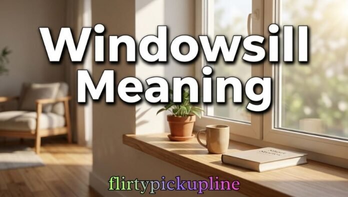 Windowsill Meaning Windowsill Meaning