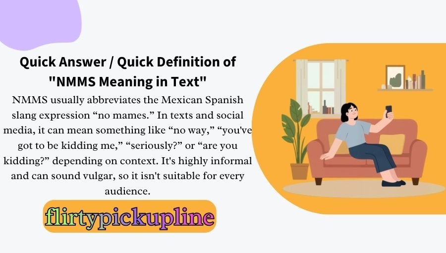 NMMS Meaning in Text